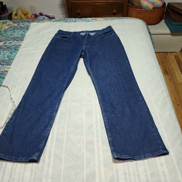 LEE RIDERS EUC WOMEN'S SIZE 18 BLUE JEANS - Picture 1 of 6